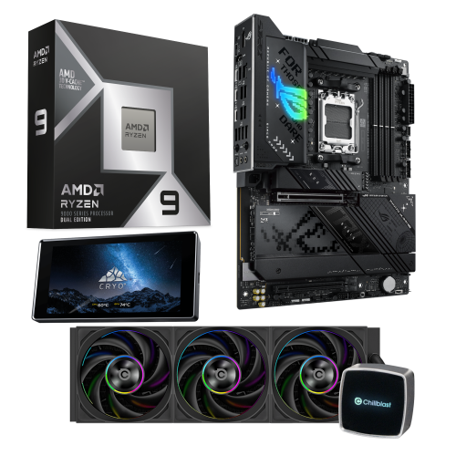 CCL 9950X3D2 Cryo Performance Gaming Motherboard Bundle